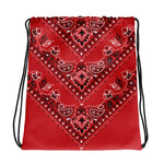 VKD Drawstring Bag - Lovely Paisley (Red)