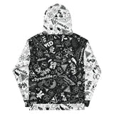 VKD Hoodie - Joyful Doodle (Mix BW)