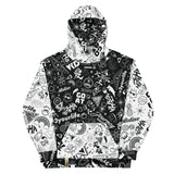 VKD Hoodie - Joyful Doodle (Mix BW)