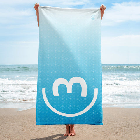 VKD Towel - Smile (Ocean Blue)