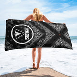 VKD Towel - Lovely Paisley (Black)