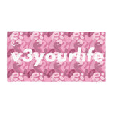 VKD Towel - Love Life (Pink)