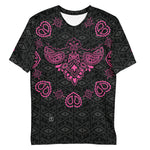 VKD T-shirt - Paisley Phoenix (AOP) (Mono - Black)