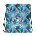 VKD Drawstring Bag - Love Life Camo (Blue)