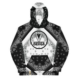 VKD Hoodie - Lovely Paisley (Mix BW)