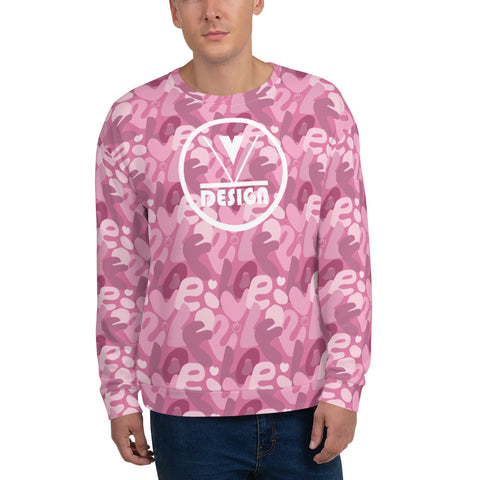 VKD Sweatshirt - Love Life Camo (Pink)
