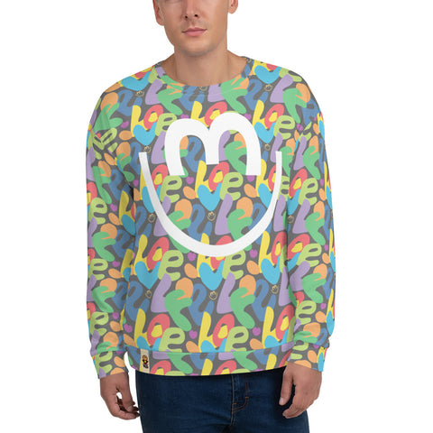 VKD Sweatshirt - Smile Big (Camo - Rainbow)