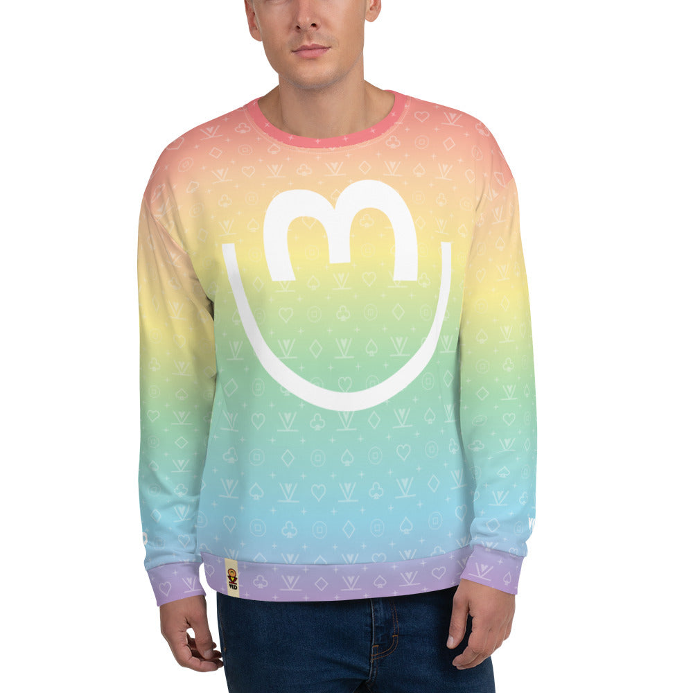 [GRAVER]★MULTI CLOUD SMILE DRAWING SWEATSHIRT MUSINSA | GRAVER [UNISEX] Multi Cloud Smile Drawing
