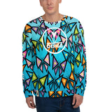 VKD Sweatshirt - Butterflies Effect (Bright - Blue)