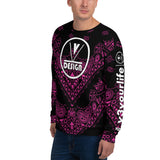 VKD Sweatshirt - Lovely Paisley II (Black - Pink)