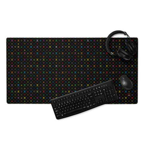 VKD Mouse Pad (XL) - VKD mono (Rainbow)