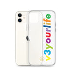 VKD iPhone Case - v3yourlife (Clear-Colorful)