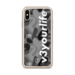 VKD iPhone Case - v3yourlife (Camo - Black)