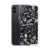 VKD iPhone Case - Doodle (Black)