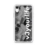 VKD iPhone Case - v3yourlife (Camo - Black)