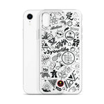 VKD iPhone Case - Doodle (Clear-Black)