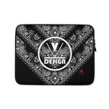 VKD Laptop Sleeve - Lovely Paisley II (Black)