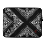 VKD Laptop Sleeve - Lovely Paisley (Black)