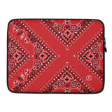 VKD Laptop Sleeve - Lovely Paisley (Red)