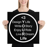 VKD Poster - Love your life (Simple)
