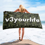 VKD Towel - Love Life (Green)