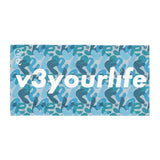VKD Towel - Love Life (Blue)