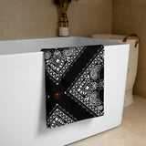 VKD Towel - Lovely Paisley (Black)