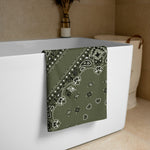 VKD Towel - Lovely Paisley II (Green)